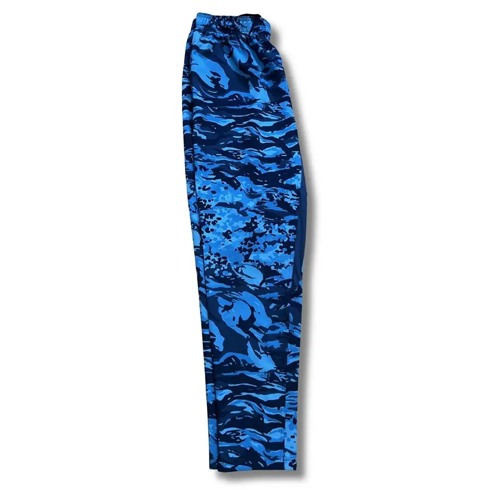 Adidas men L Areo ready blue camo soccer pants new without tag - Picture 3 of 4